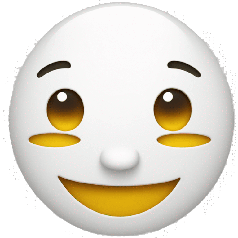 Fake smile smiley face emoji