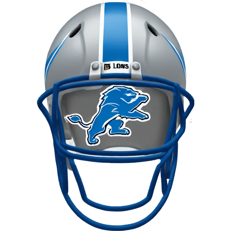 Detroit Lions helmet  emoji