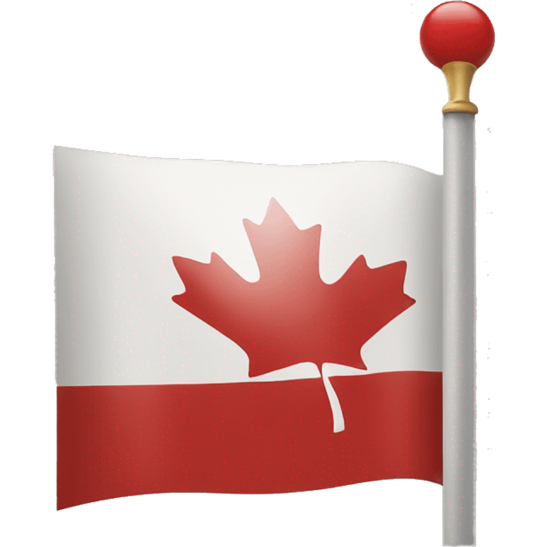 one straight canadian flag  emoji