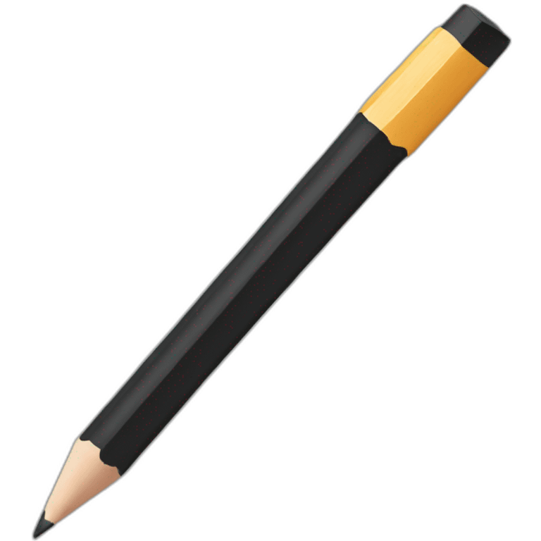 black pencil emoji