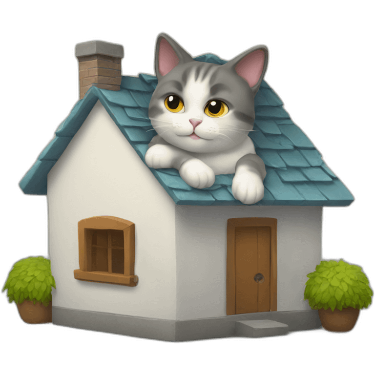 cat-and-house emoji