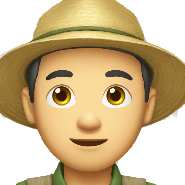 asian rice farmer emoji