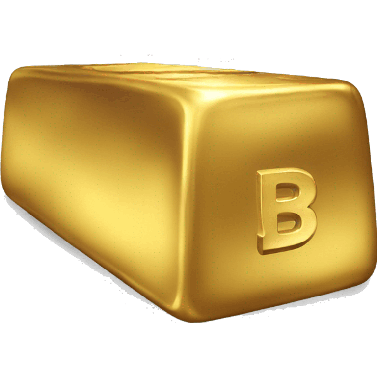 Gold bar emoji