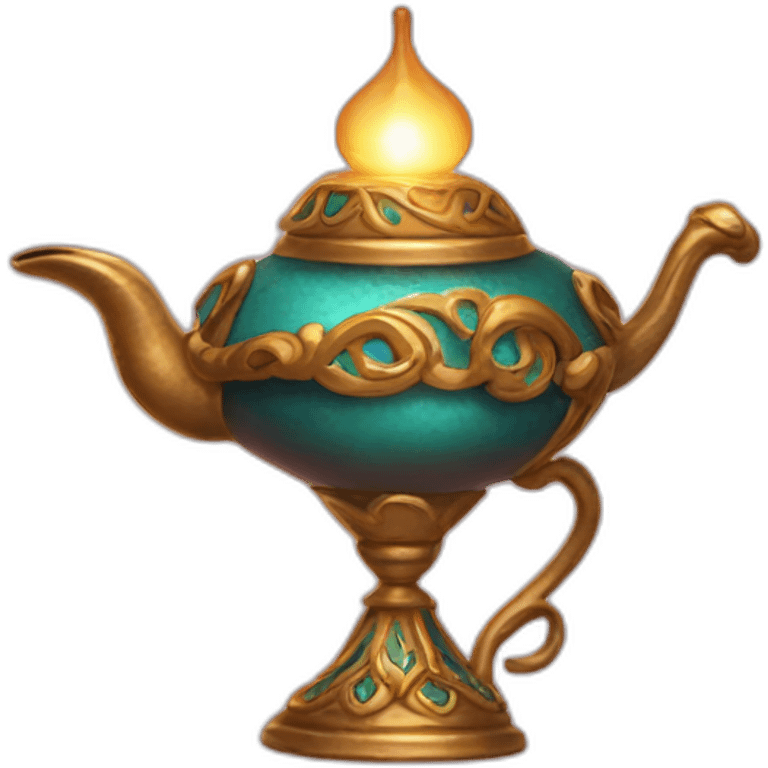 Geenie and the magic lamp emoji