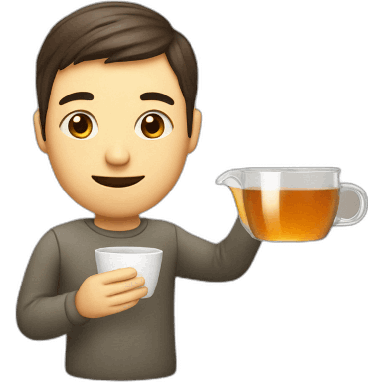 a programmer drinking mate tea emoji