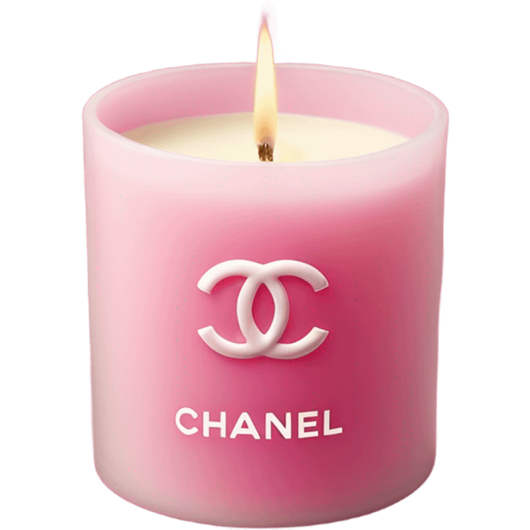 Pink Chanel candle emoji