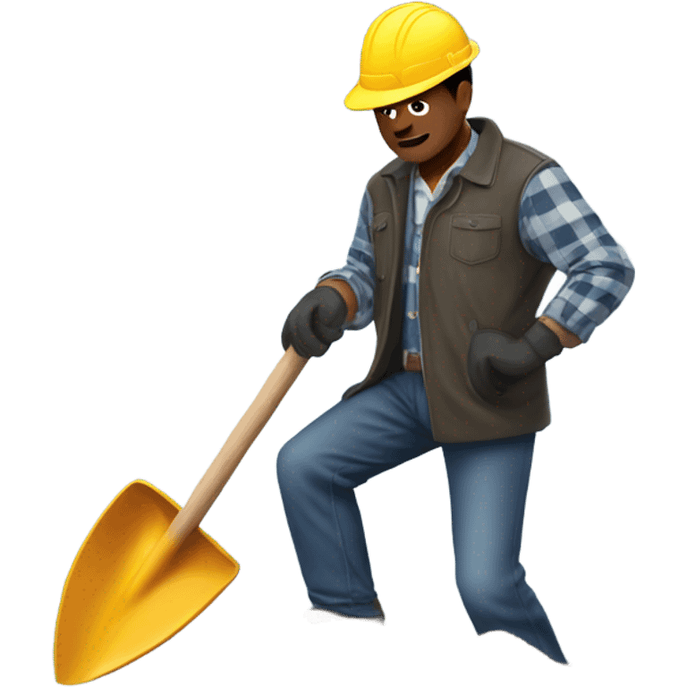 man digging hole emoji