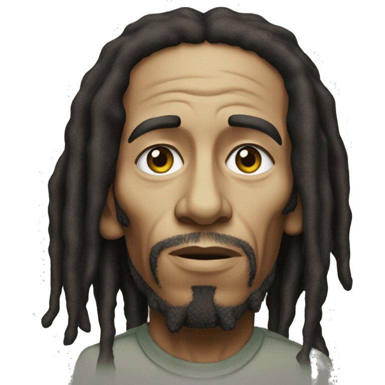 Sad Bob Marley emoji