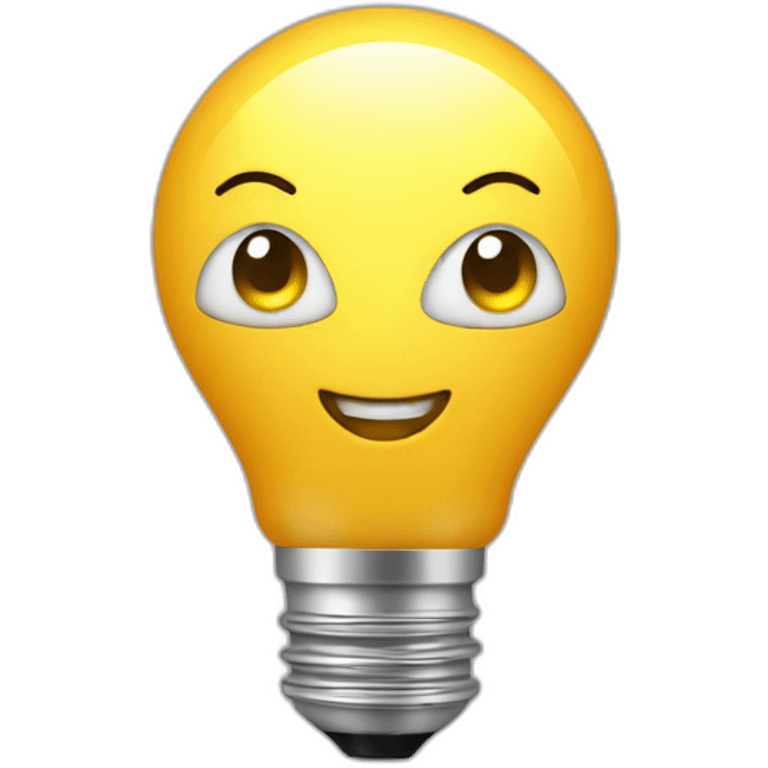 bulb with cape emoji