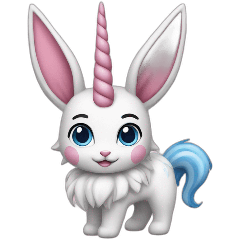 Sylveon-with-unicorn-horn emoji