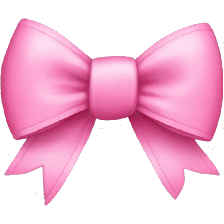 a cute pink bow emoji