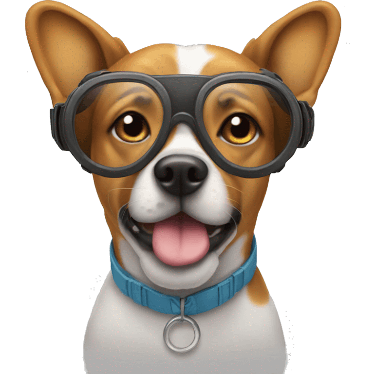 DOG WITH GOGGLE  emoji