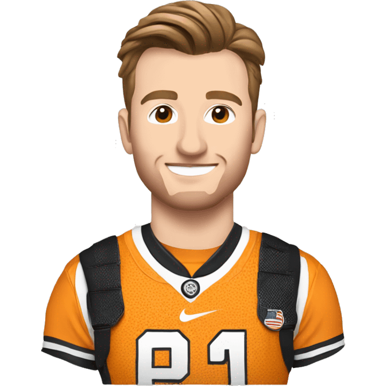 Morgan wallen wearing a Tennessee jersey  emoji