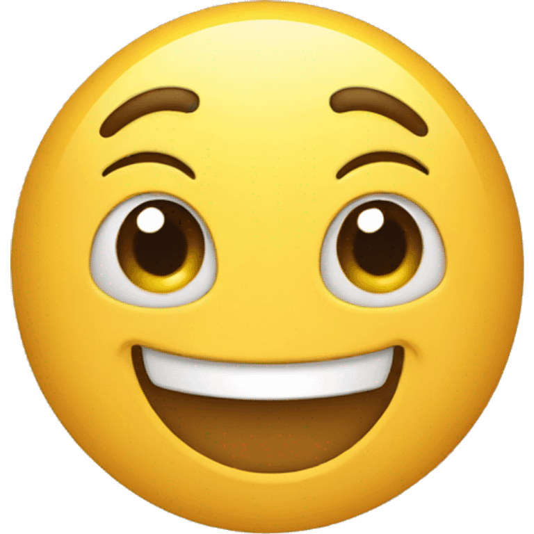 happy face on the move emoji