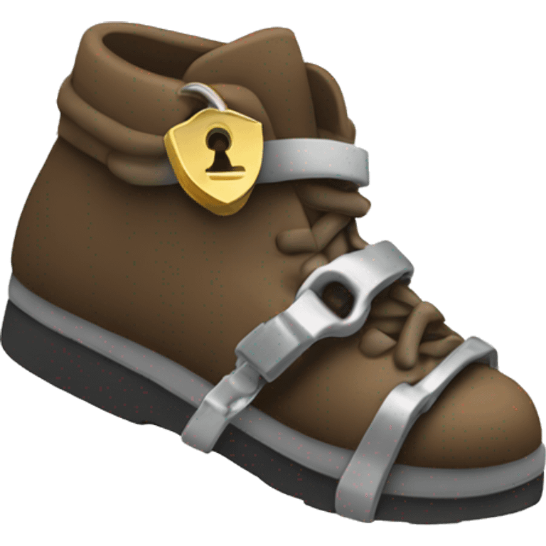 locked foot emoji