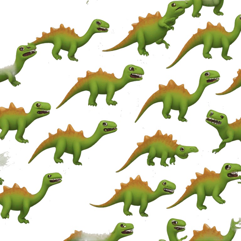 Dancing dinosaurs  emoji