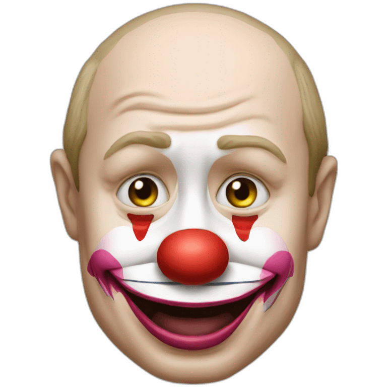 Putin as a clown emoji