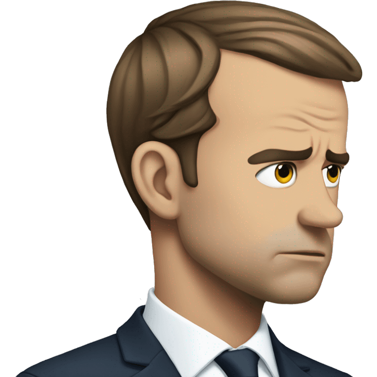 macron sad emoji