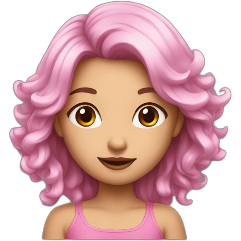 cute beautiful girl emoji