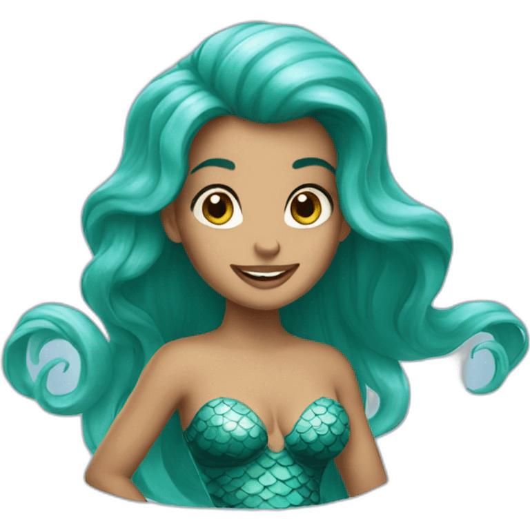 Little mermaid emoji