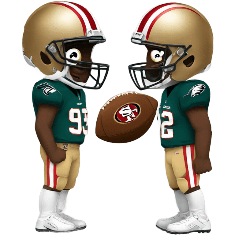 49ers beating eagles emoji