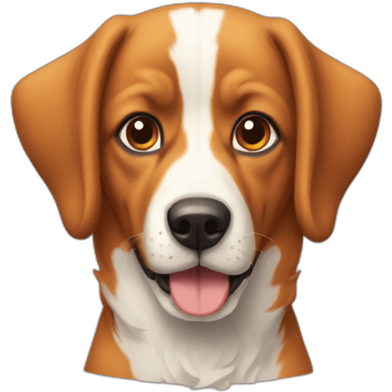 Chien roux emoji