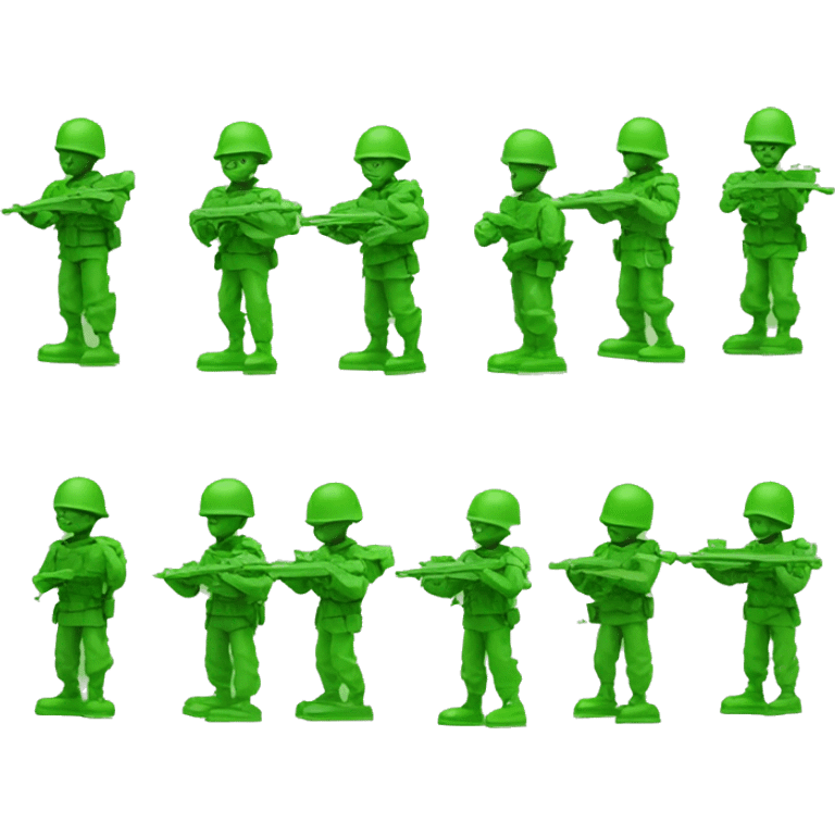 Toy army men emoji