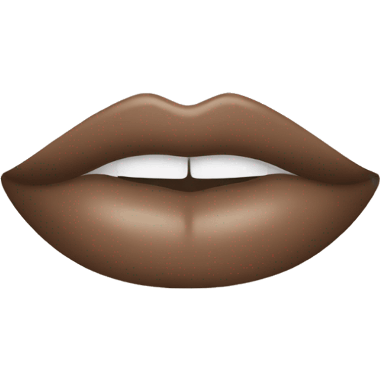 Light brown lipstick  emoji