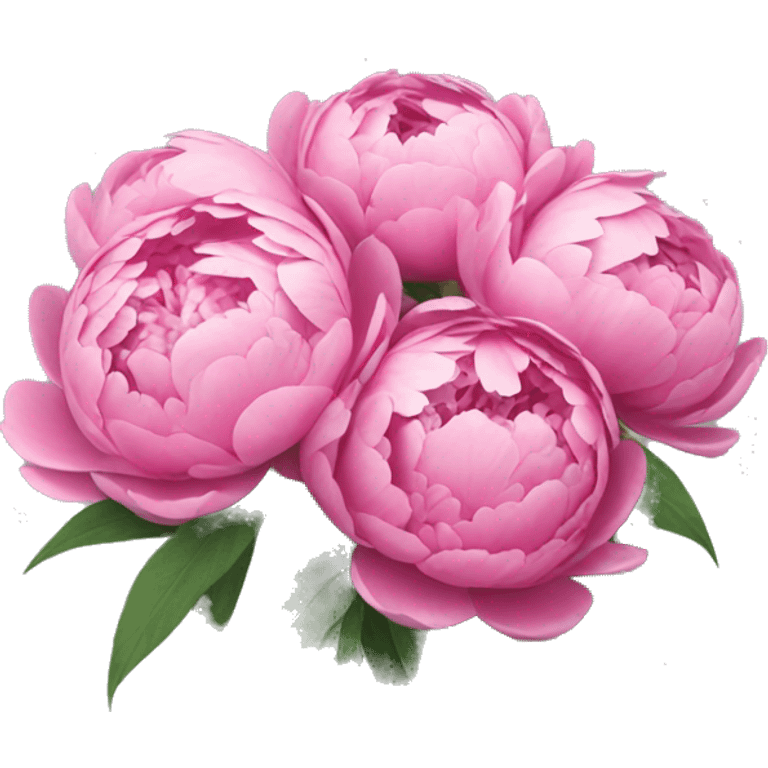 Bouquet of peonies emoji