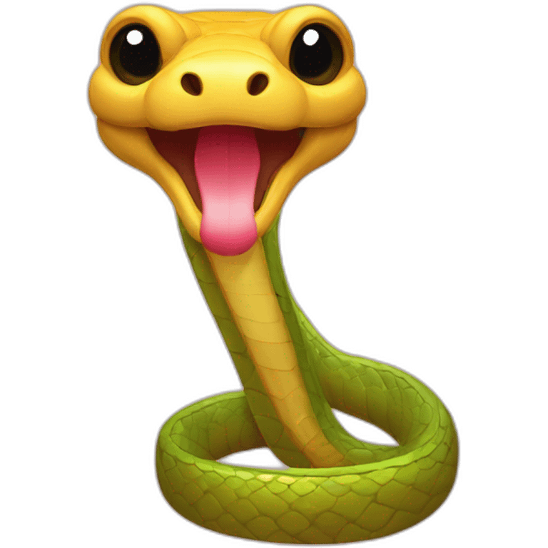 Snake in love  emoji