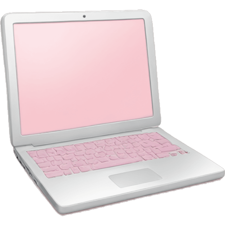 Soft Pink laptop 🩷 emoji