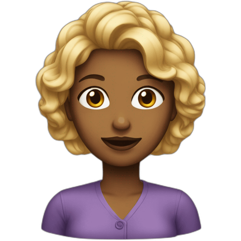 Femme étonnée emoji