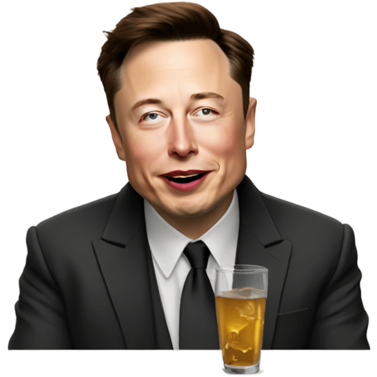 Elon musk Drunk emoji