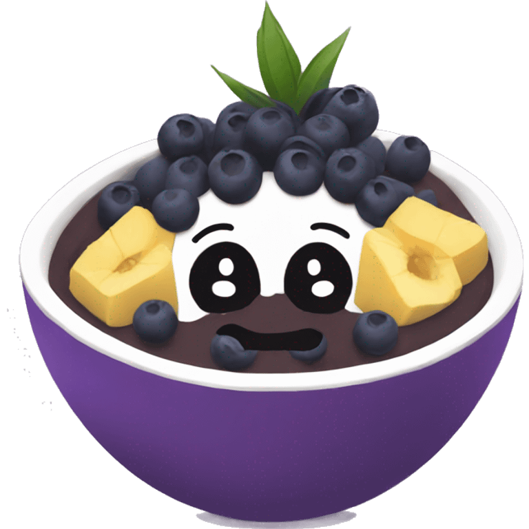 Acai bowl emoji