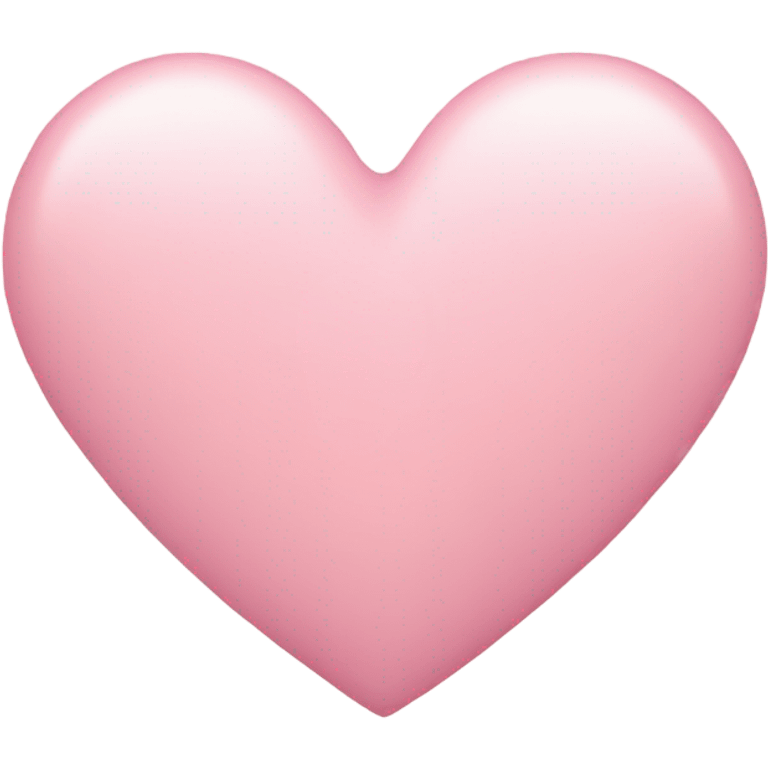 pastel pink heart emoji