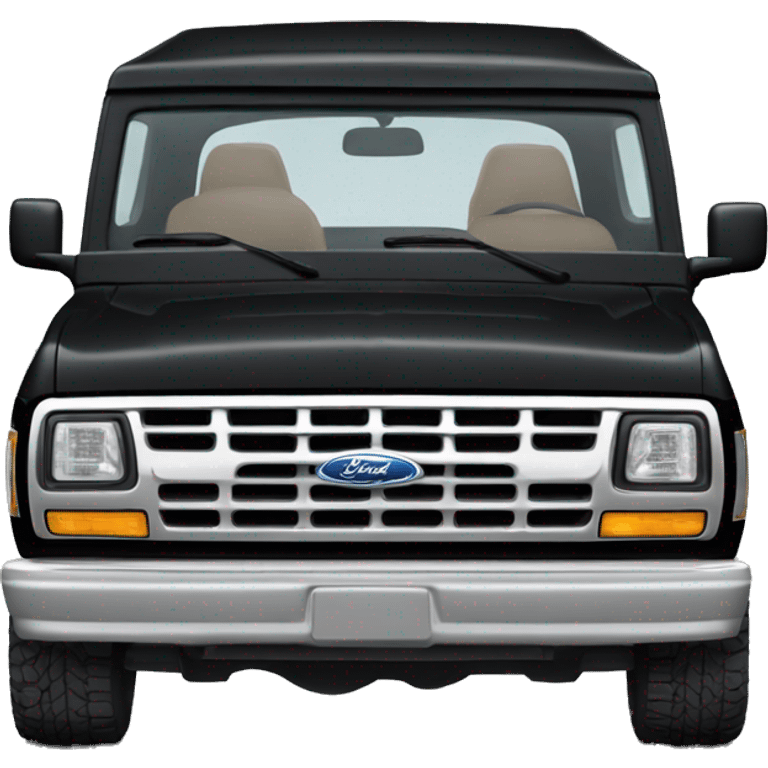 1995 black ford bronco emoji