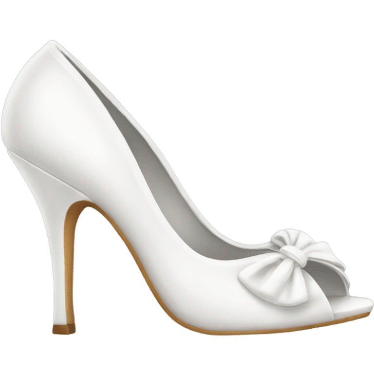 white fancy heels  emoji