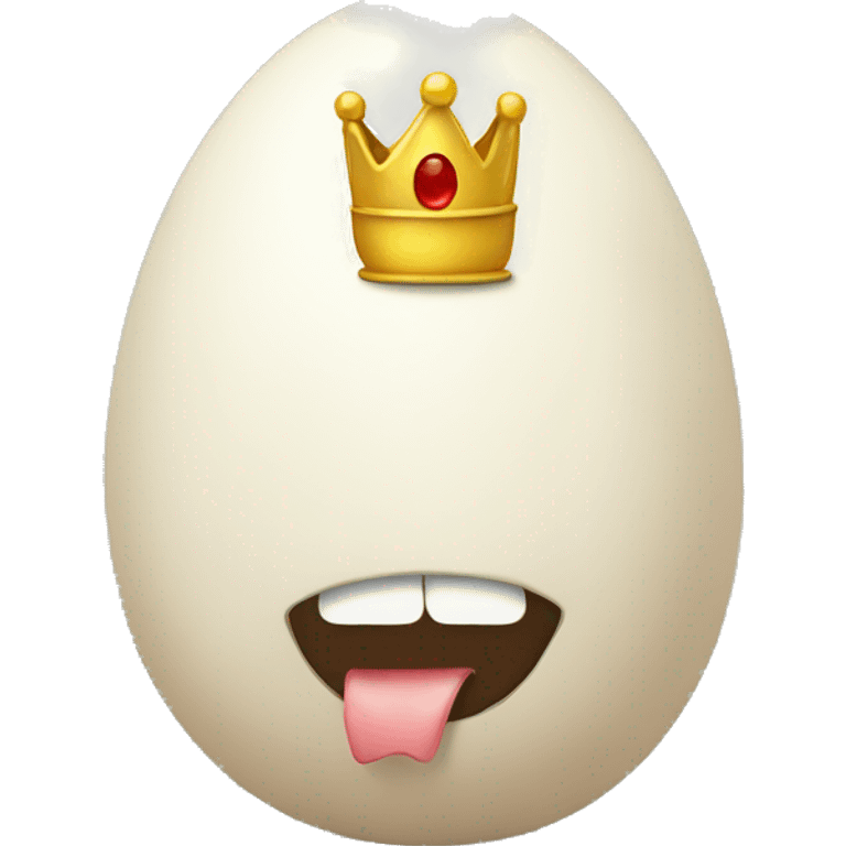 egg with a crown emoji