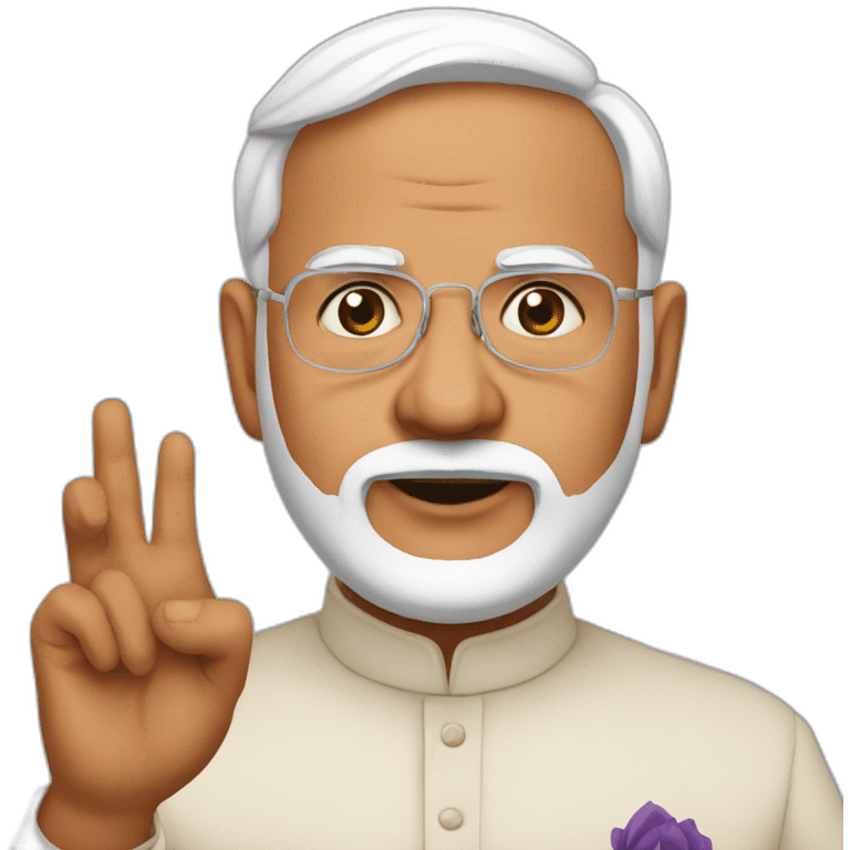 Narandra modi emoji