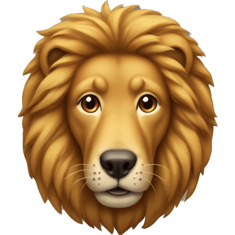 dog lion emoji