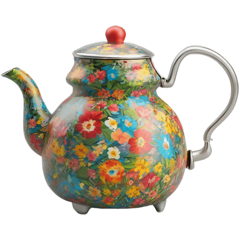 floral tea kettle emoji