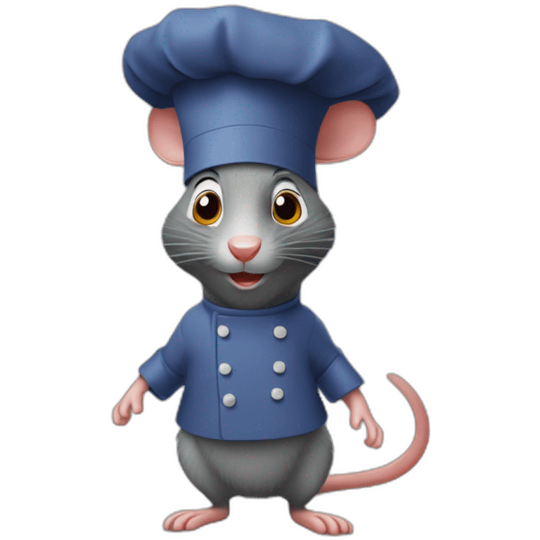 Ratatouille avec une toque emoji