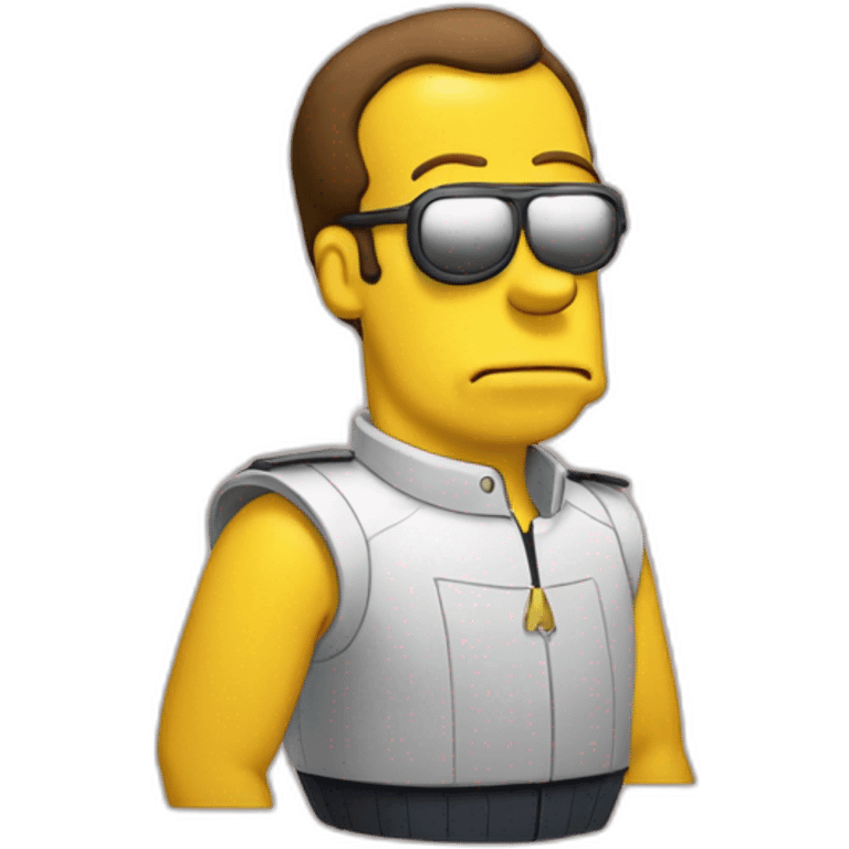 Macron en simpson emoji