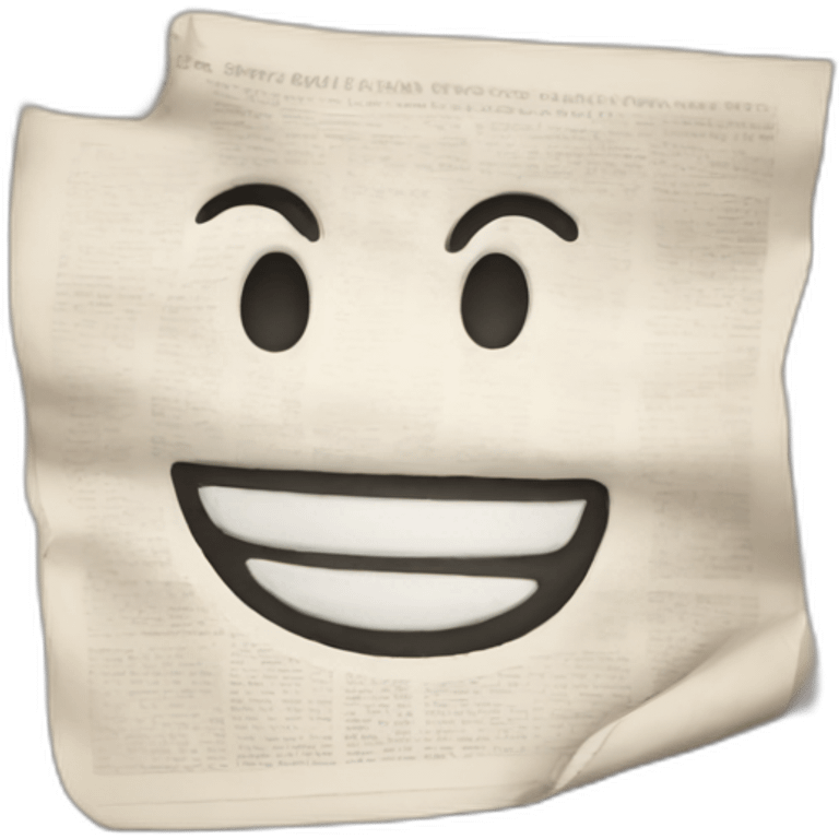 positive newspaper emoji