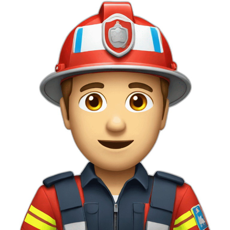 Un pompiers emoji