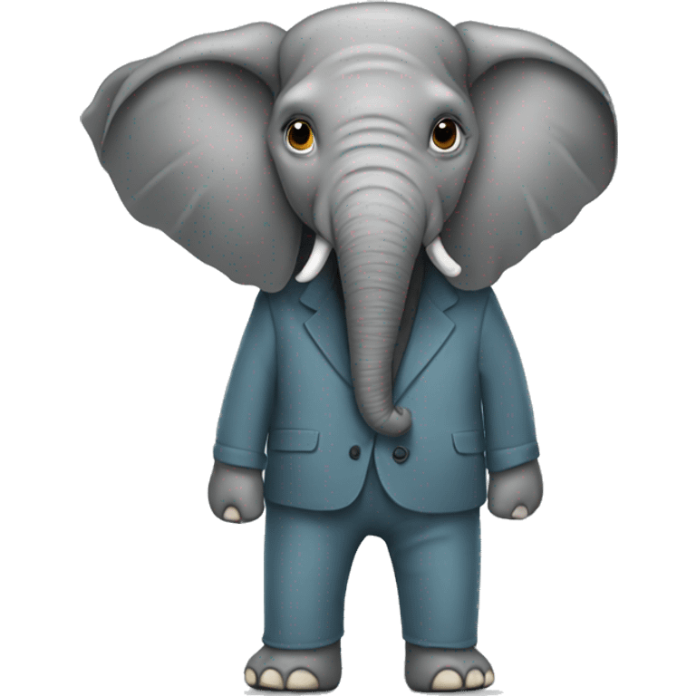 Elephant with pants  emoji