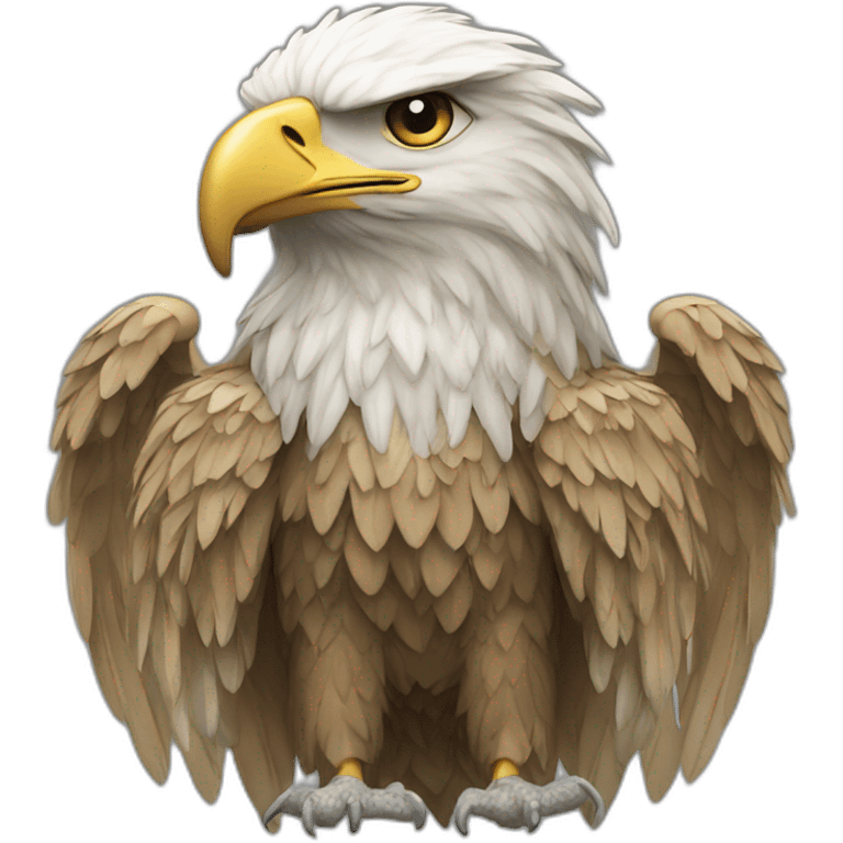 Eagle on crown emoji