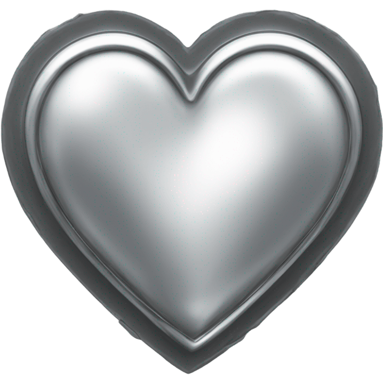 Chrome heart emoji