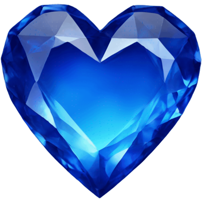 Sapphire heart  emoji