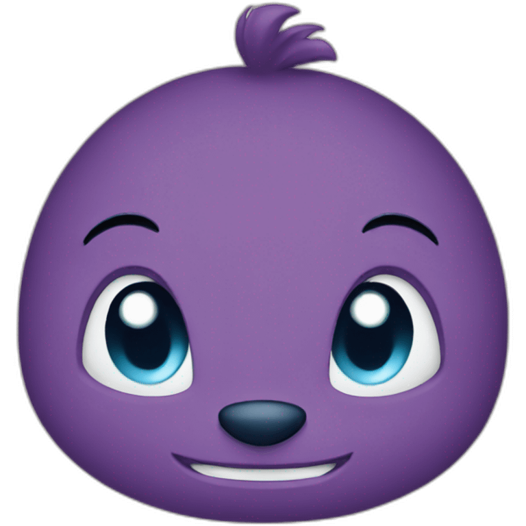 Stitch en violet emoji